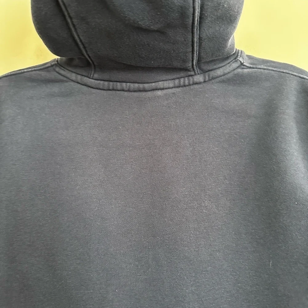 Nike Men's Hoodie Sportswear Club Graphic Swoosh Logo Pullover Medium Navy.
